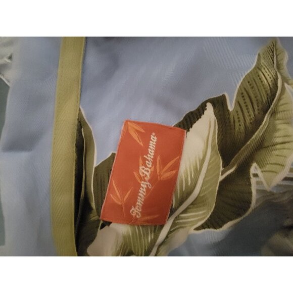 Tommy Bahama Mens Hawaiian Aloha Shirt Floral Print Button-Down Short Sleeve Sil - Picture 6 of 10